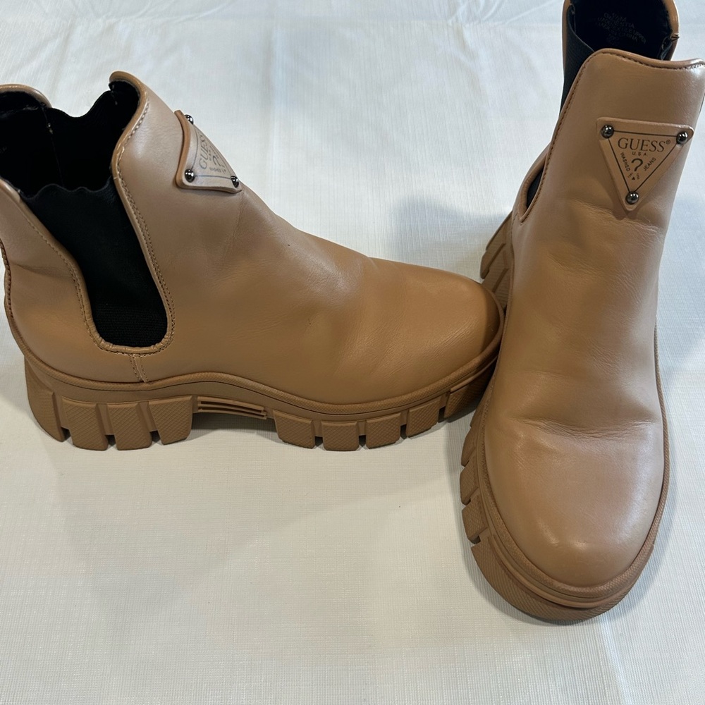 GUESS Camel Ankle Booties